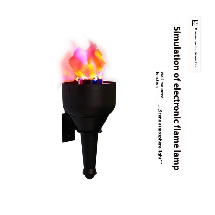 Electronic torch battery light with 4-in-1 multifunctional design, IP44 protection, 6V voltage, and 4.8W light source power