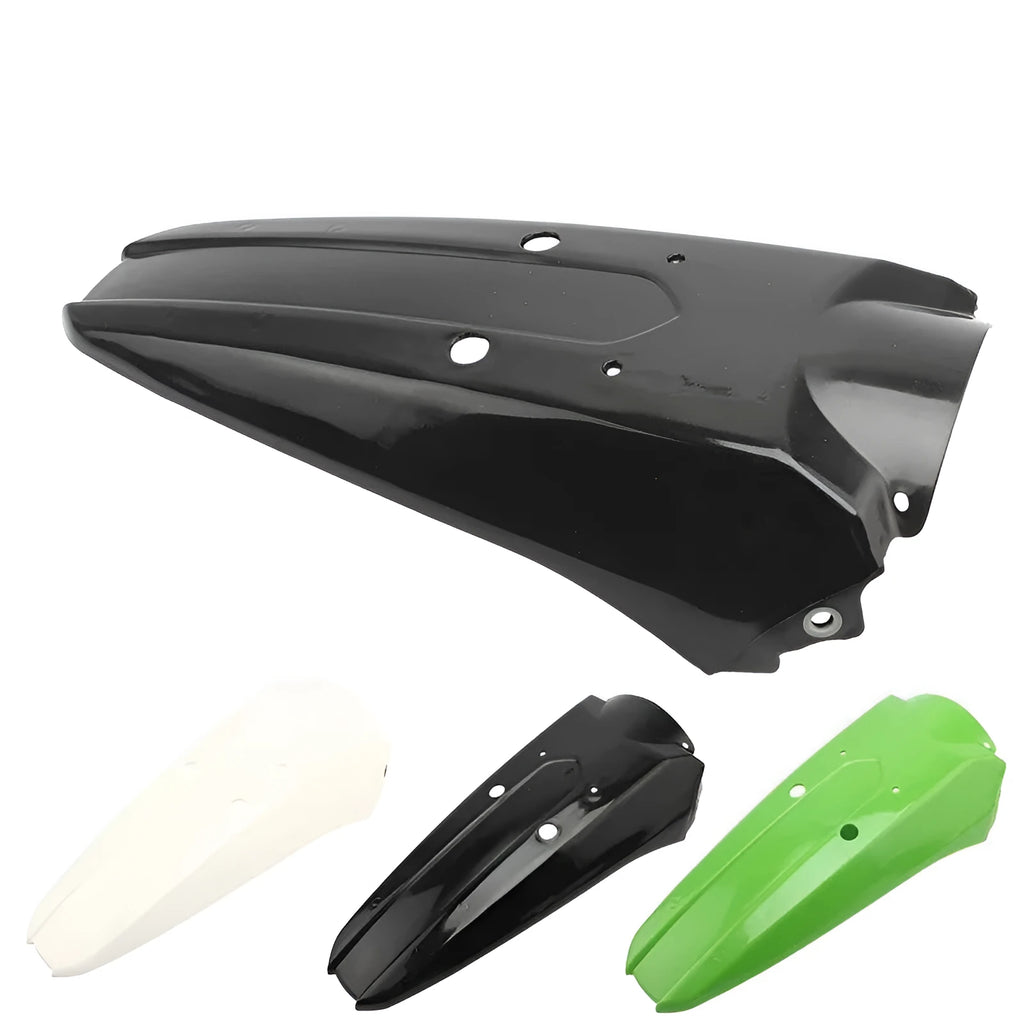 Kawasaki KLX250 KLX300 plastic motorcycle mudguard tail plate in black
