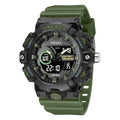 Sports waterproof outdoor student watch with 45mm round dial and plastic strap