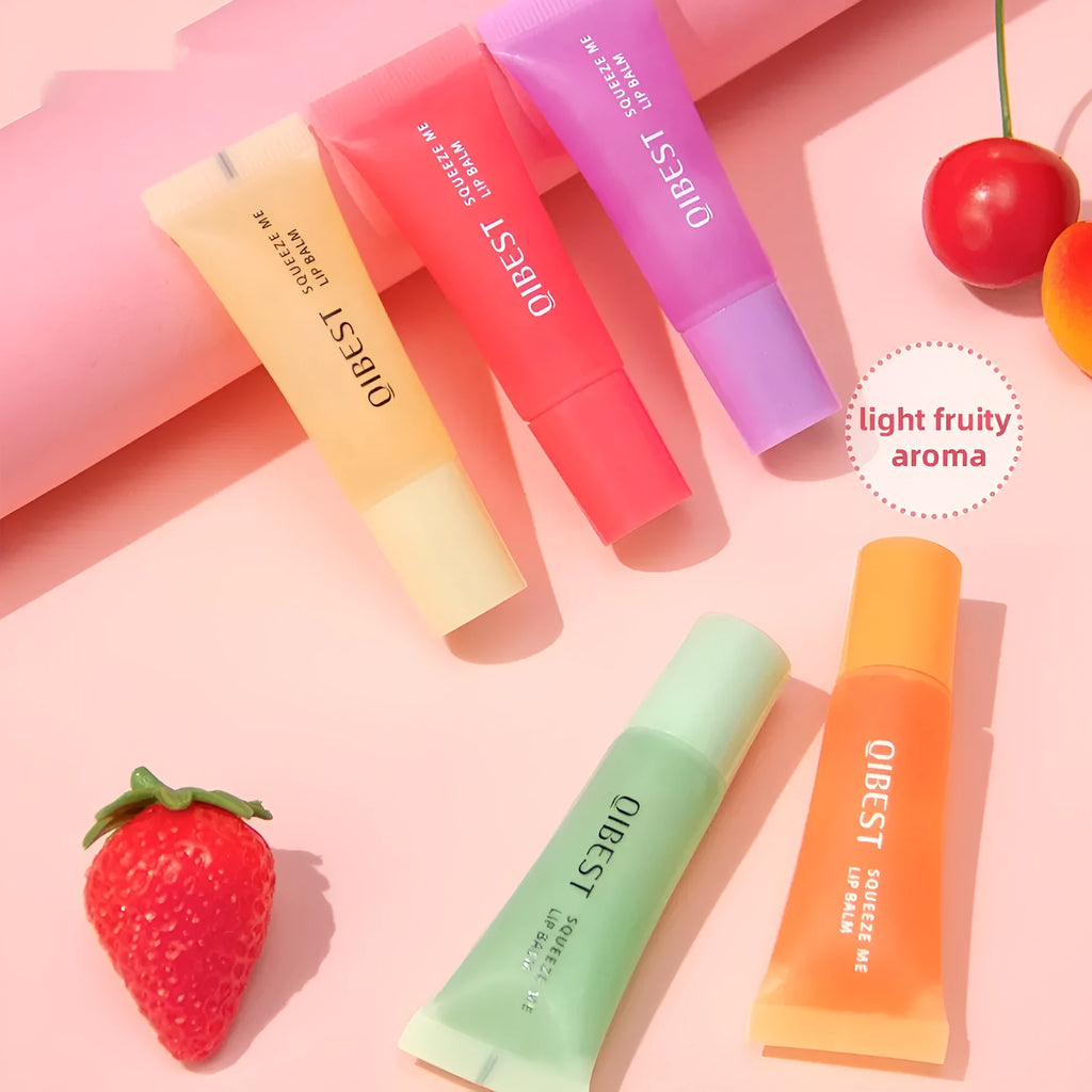 Standard lipstick tube of water coagulation nourishing lip balm for moisturising.