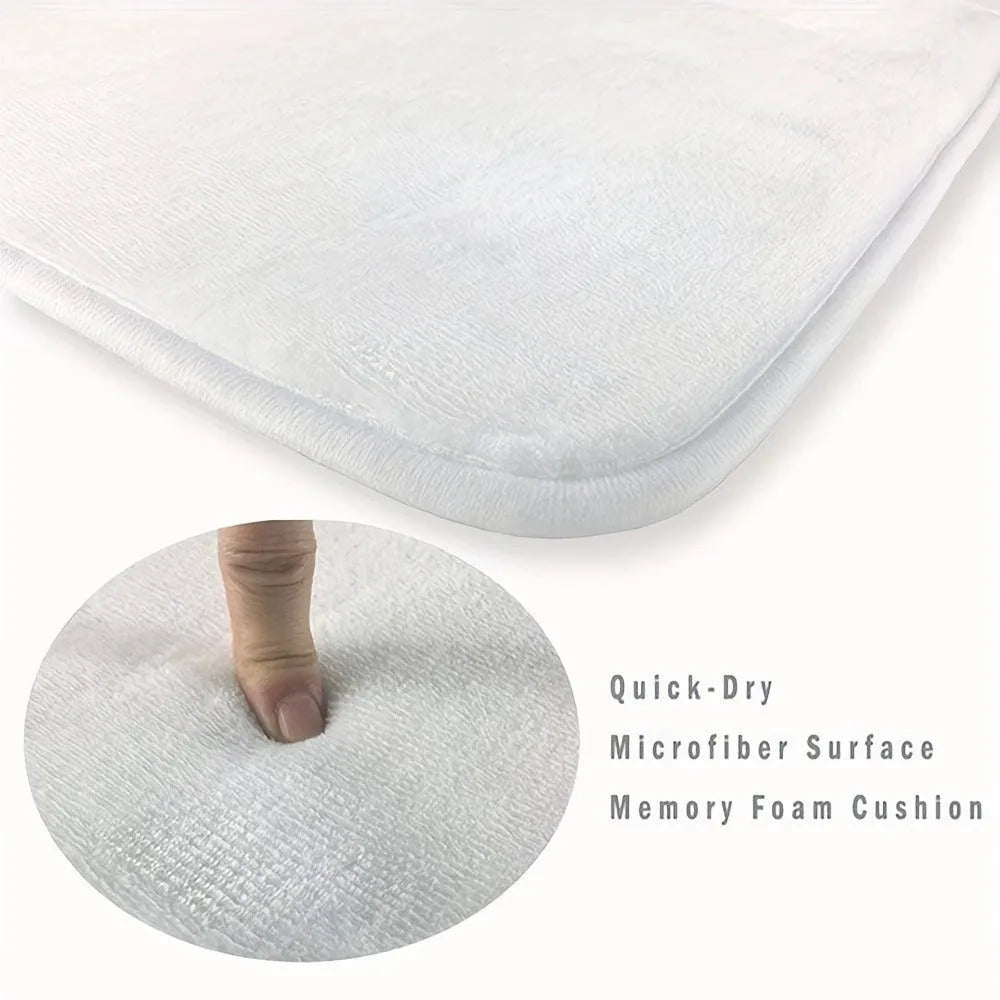 45x75cm square flannel flocking carpet with digital printing in modern style