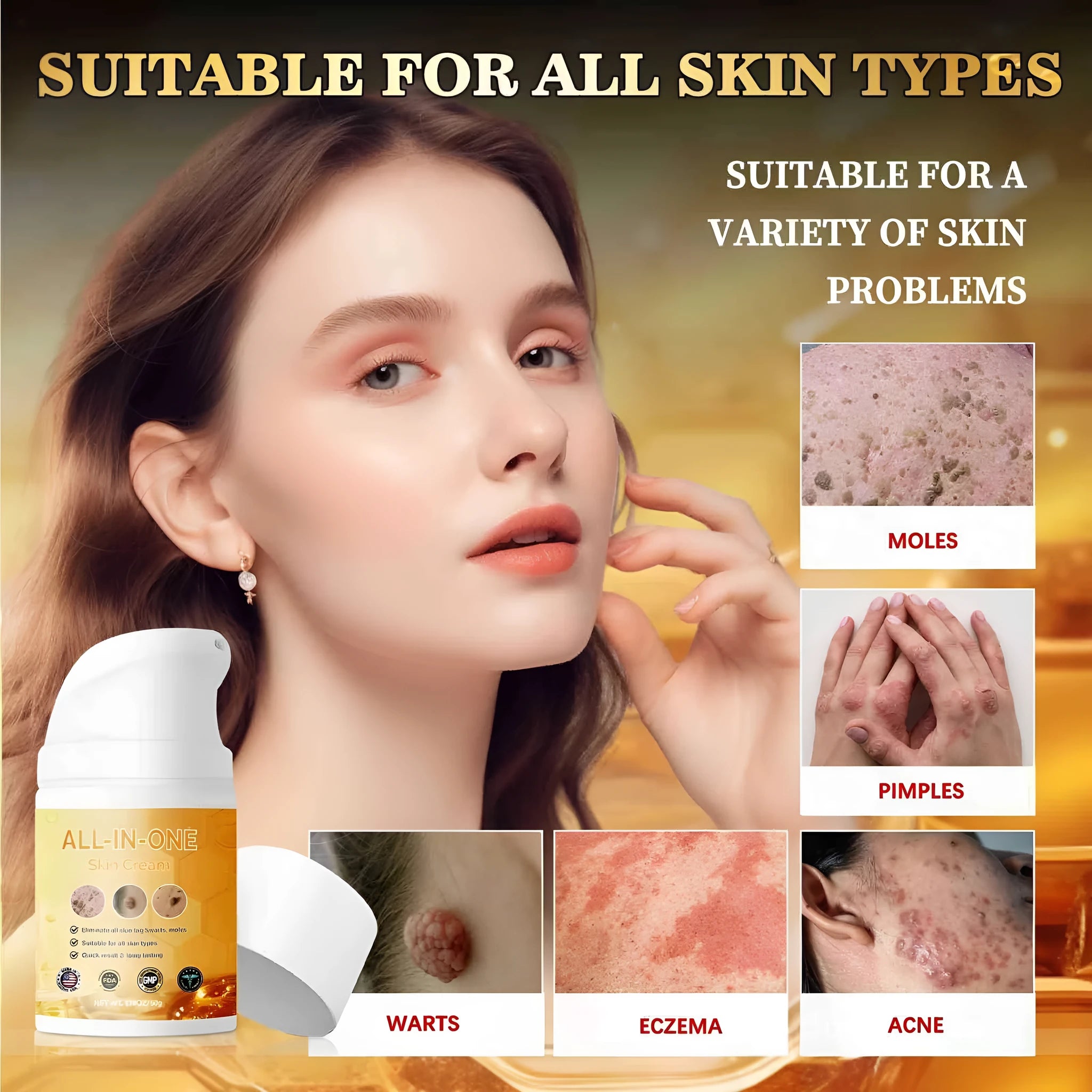 50ml neck cream bottle for home skin treatment of neck area
