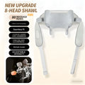 Multi-functional home-use neck massager shawl for cervical spine and shoulder muscle relief with rechargeable battery