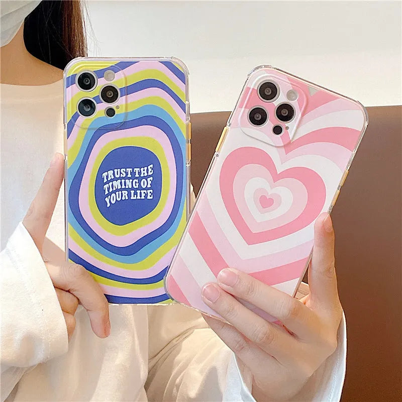 Full cover TPU phone case with camouflage pattern compatible with Apple iPhone models