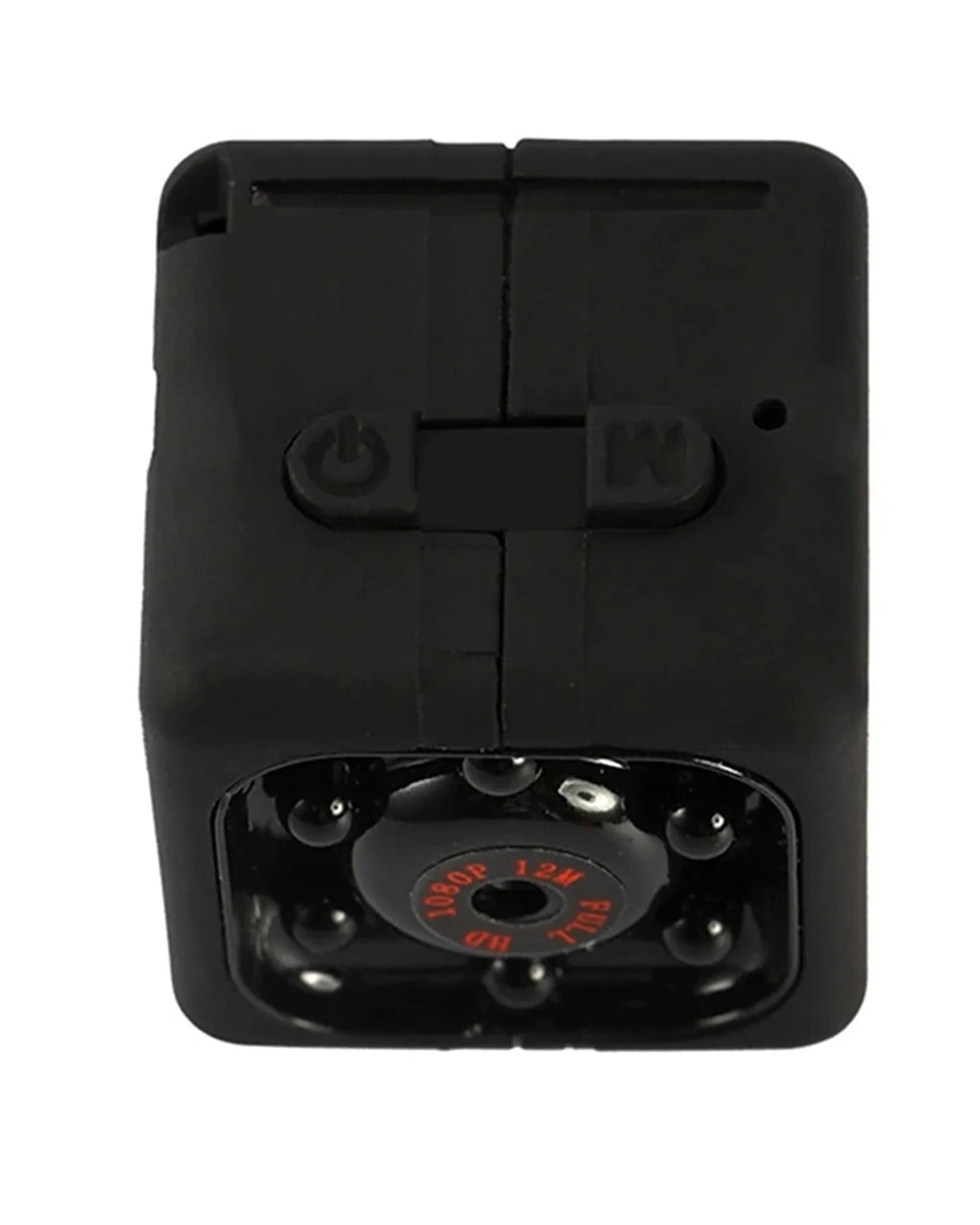 Black USB dashcam with infrared night vision and 1080P recording capability