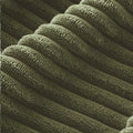 Solid colour corduroy bohemian gradient decorative pillow cover 45x45cm in beige and green tones