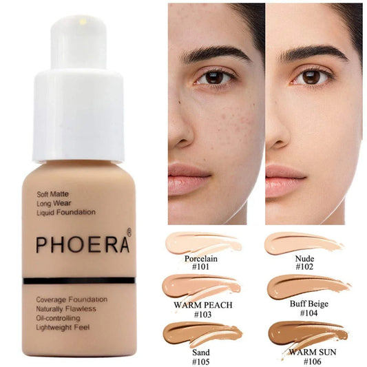 Natural Matte Concealer Foundation Cream with Skin-Nourishing Ingredients for Flawless, Radiant Complexion