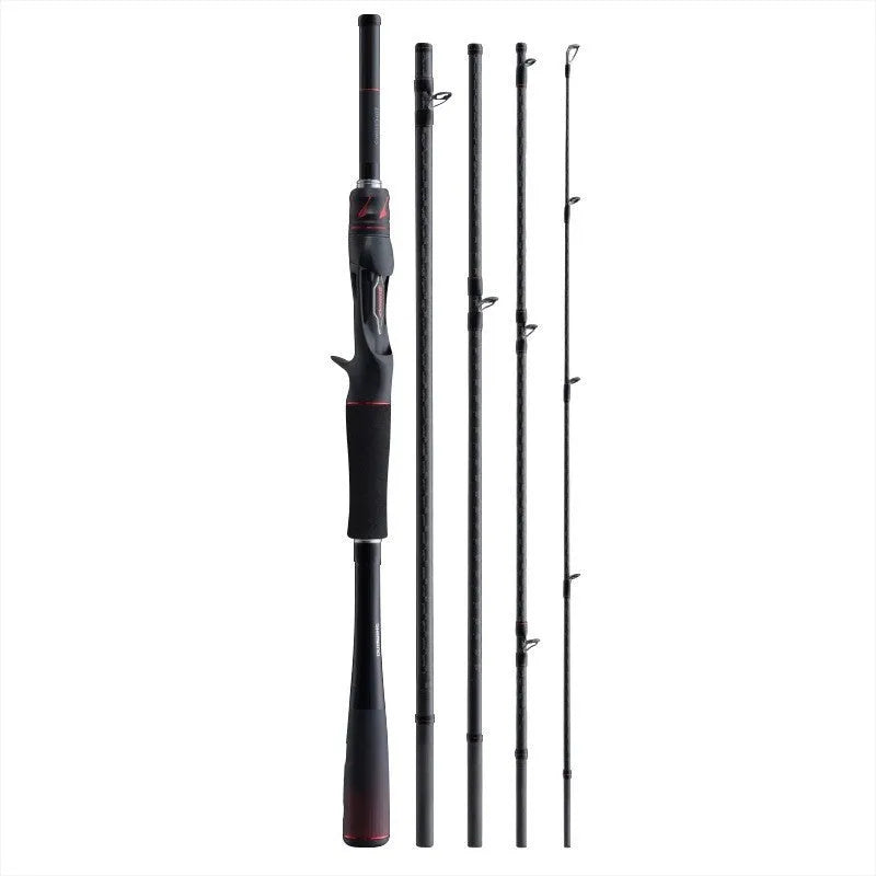 Traveling portable multi section carbon fishing rod Luya rod 4-5 sections