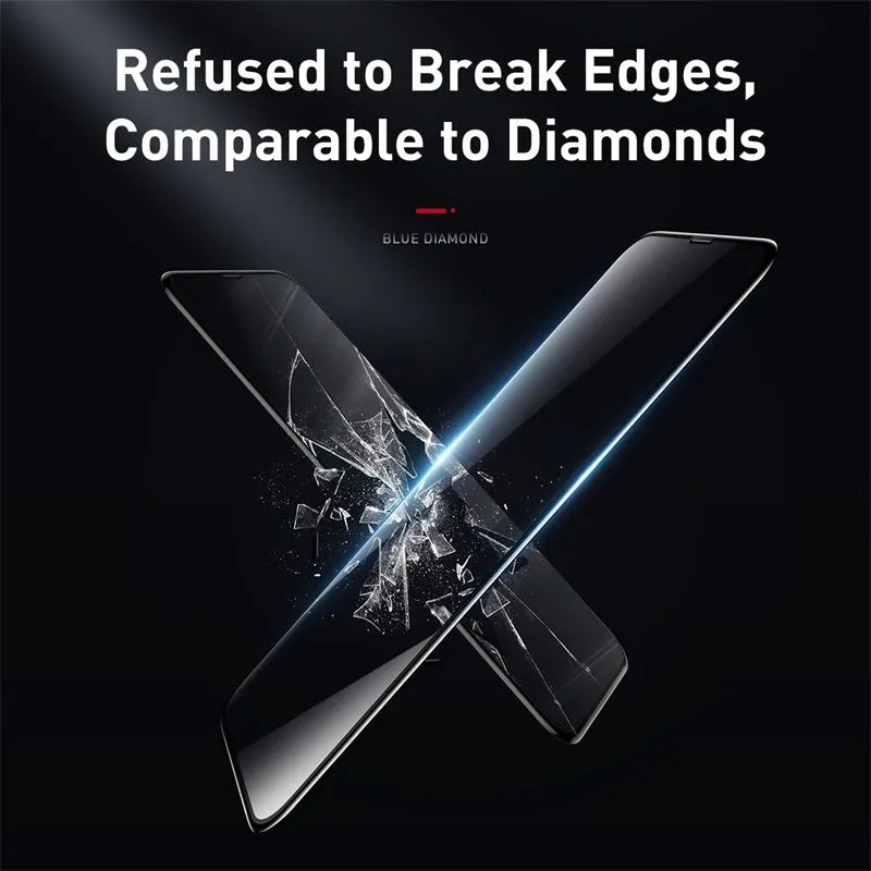 0.23mm black curved tempered glass screen protector for iPhone X XS 11 Pro 5.8 inches