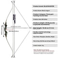Competitive archery traditional wooden American bow with colourful technology wood handle and multiple draw weight options