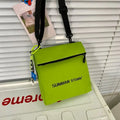 Messenger bag design backpack in polyester with oxford lining and crossbody strap
