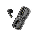 Casual black Bluetooth headset with PC ABS body and USB charging cable