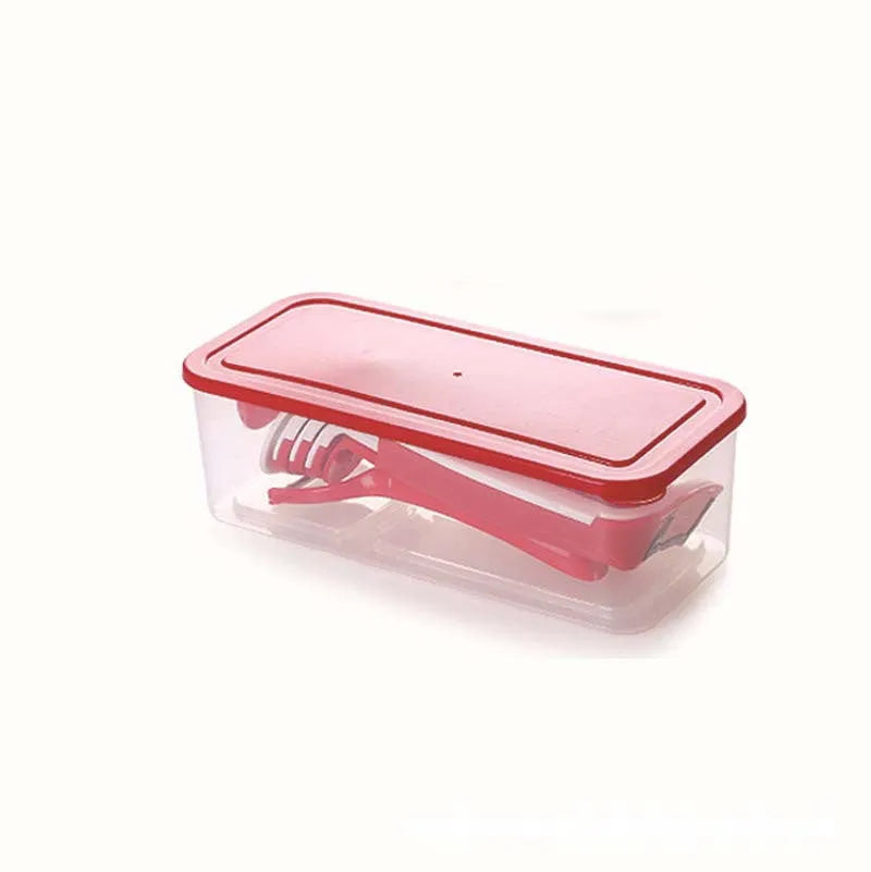 Collapsible stainless steel grater in red with foldable design, 24.5 x 11 x 8 cm