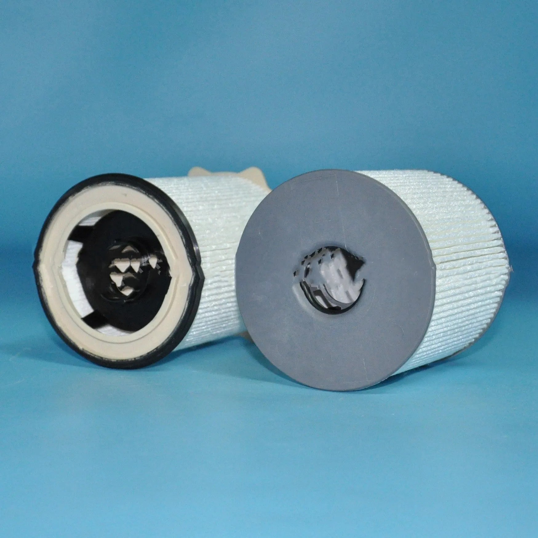 White diesel fuel filter kit for RAM 1500 to 5500 series trucks, showing filter housing and sealing ring.