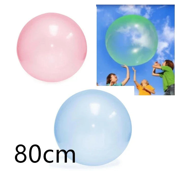 Jumbo inflatable bouncy balls in various vibrant colors for indoor and outdoor fun