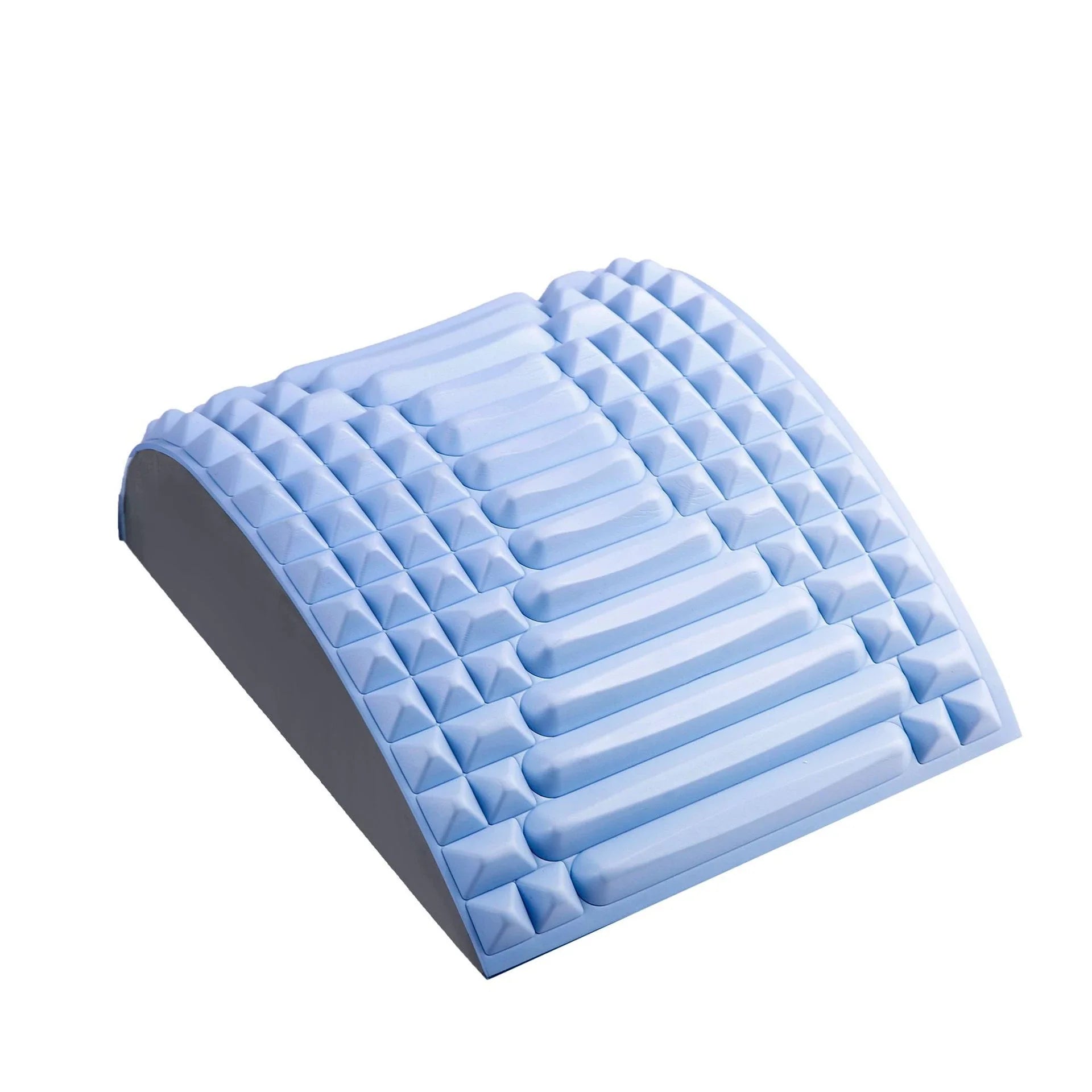 Ergonomic lumbar back massager with soothing acupressure design for pain relief and relaxation