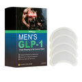 Pack of four thin men's figure control chest patches with natural ingredients