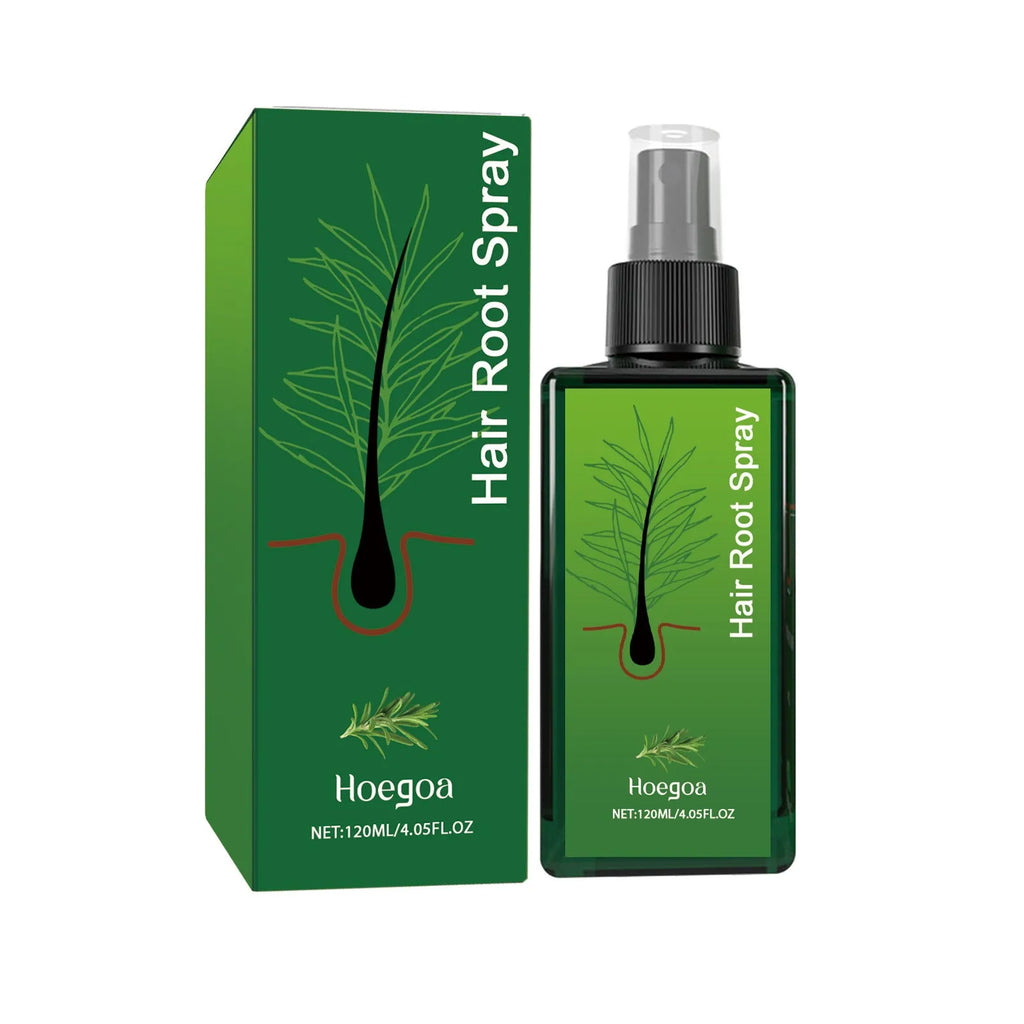 Rosemary Dense Hair Essential Oil Spray bottle, 120ml capacity.