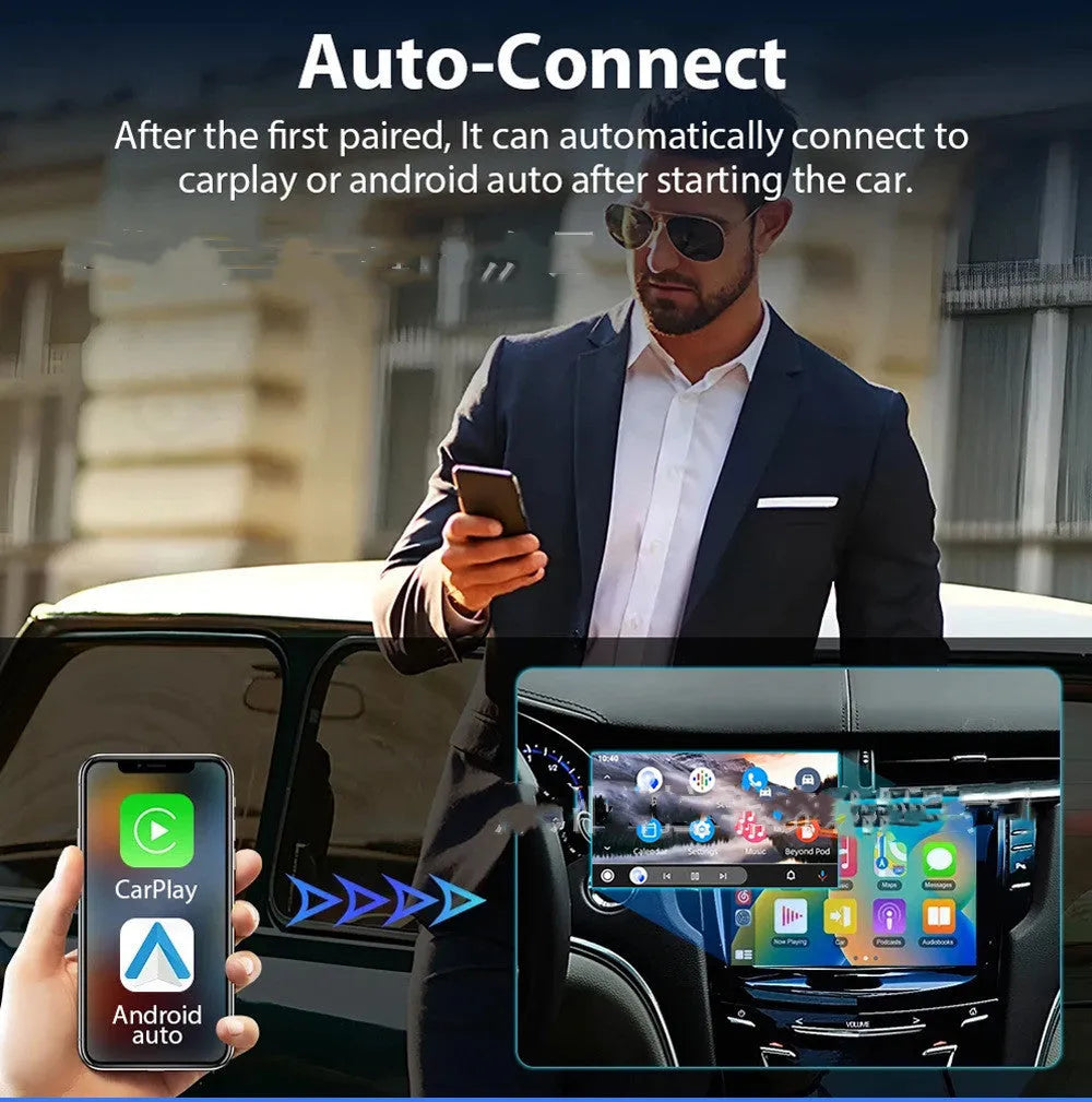 Black 9-inch car GPS navigation system with capacitive touch screen for vehicle installation