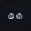 10mm clear glass prayer beads engraved with Buddhist mantras for meditation