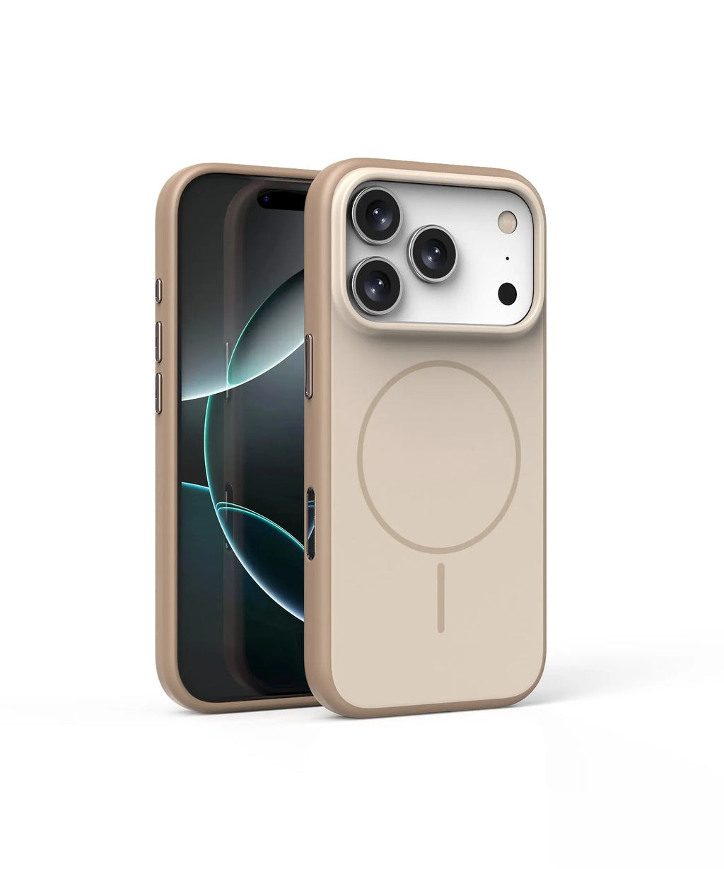 Frosted matte magnetic protective case for iPhone 17 smartphone in various colours
