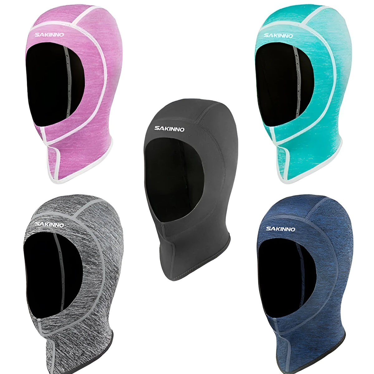 Nylon diving hood in camouflage pattern for cold-proof swimming and snorkeling