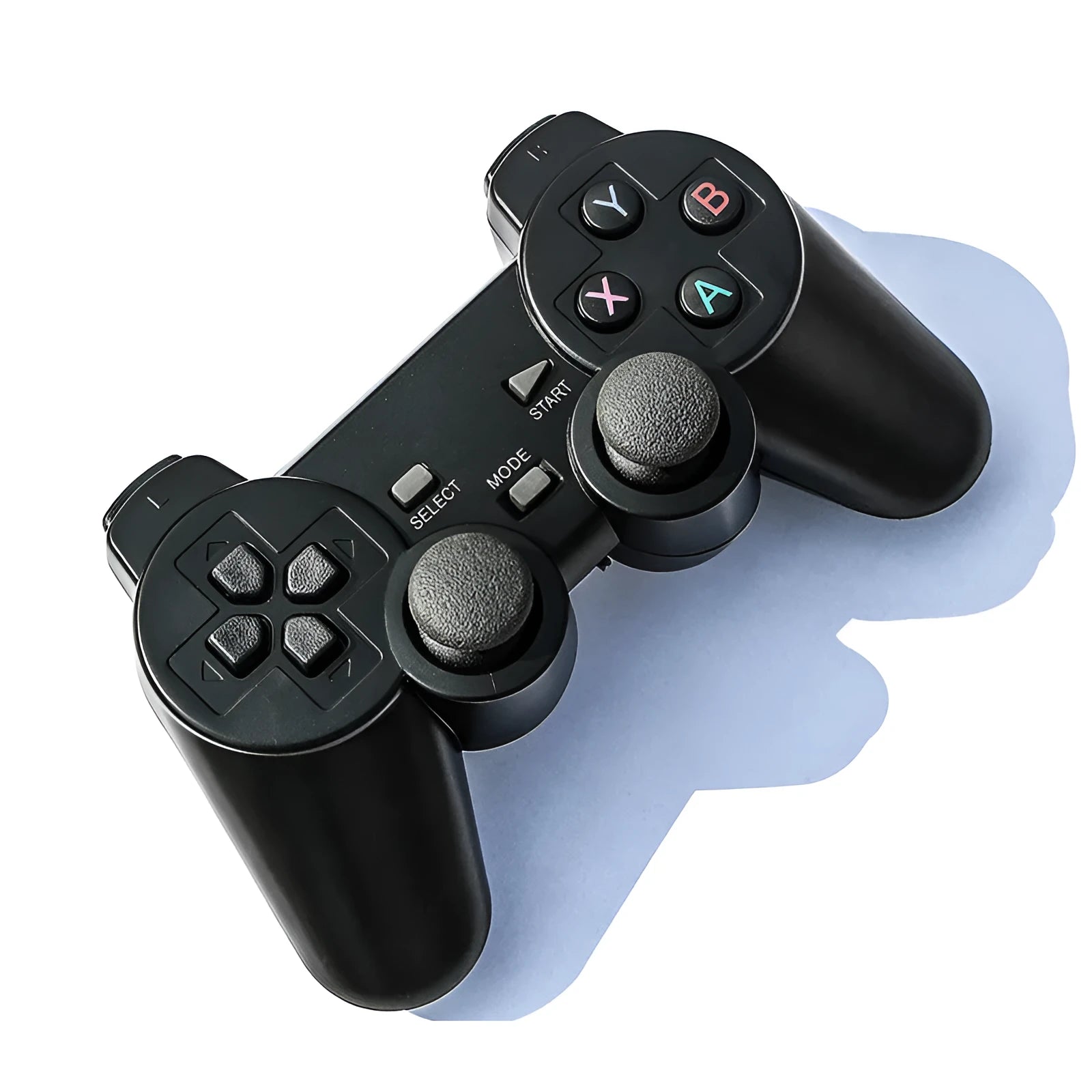Classic Black 2.4G wireless gamepad controller with USB receiver for PC, Android TV and STEAM gaming