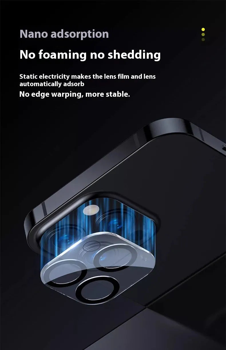 Tempered glass camera lens protector for iPhone rear camera module anti-drop explosion-proof high-definition