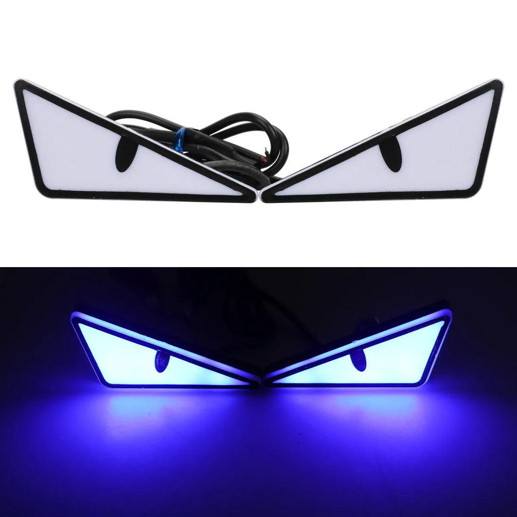 Triangle motorcycle decorative light in waterproof plastic housing with semicycle lens in amber colour option