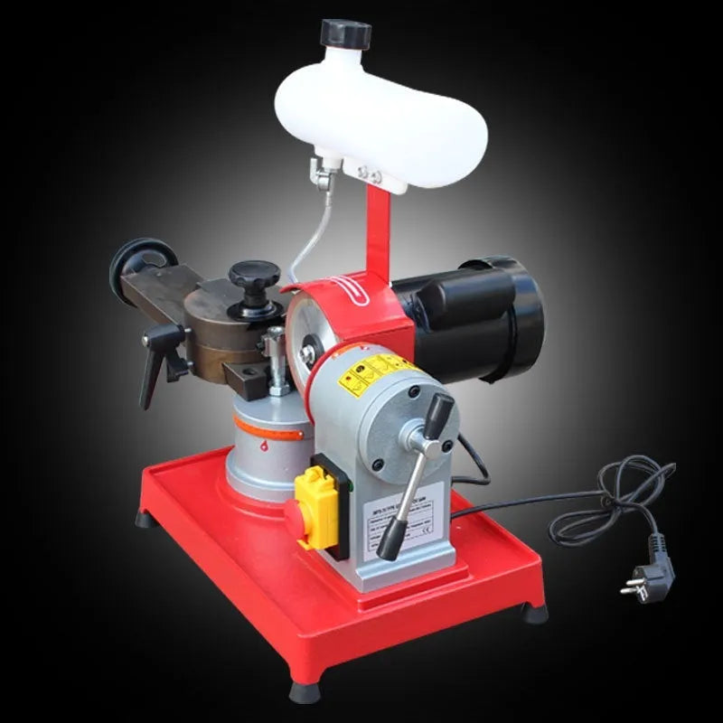 Small manual sharpedge grinding machine for alloy circular saw blade teeth sharpening on workbench