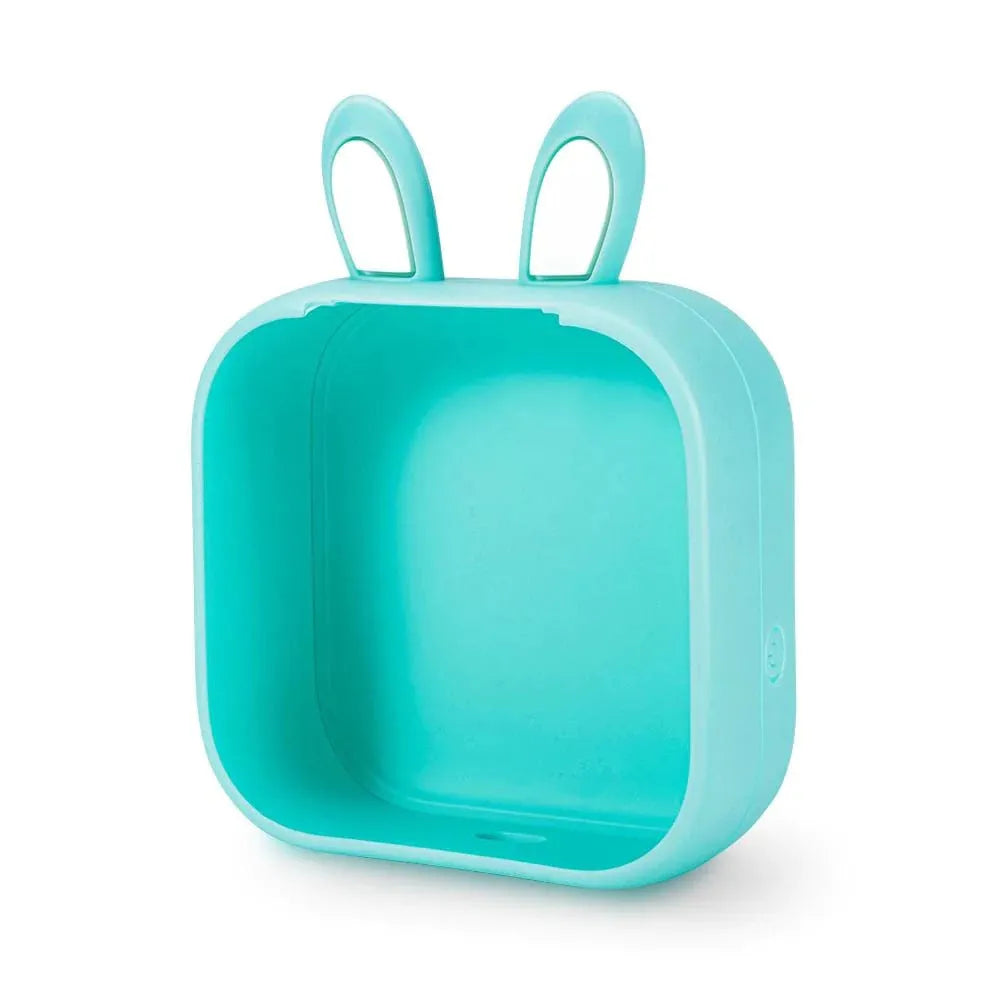 Mini portable USB printer with rabbit ear protective case and paper roll for home use