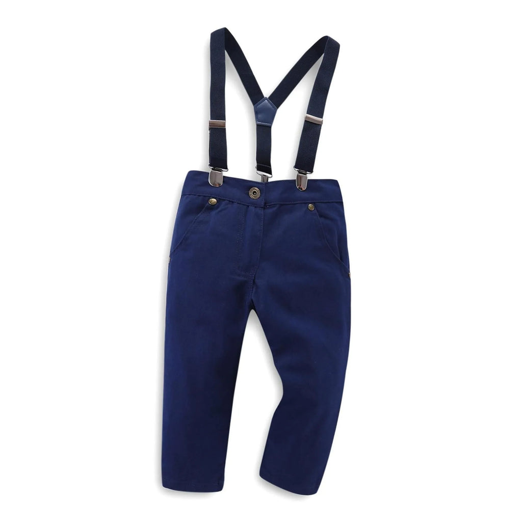 Blue European style boys suit for children aged 8+ in regenerated cellulose fabric