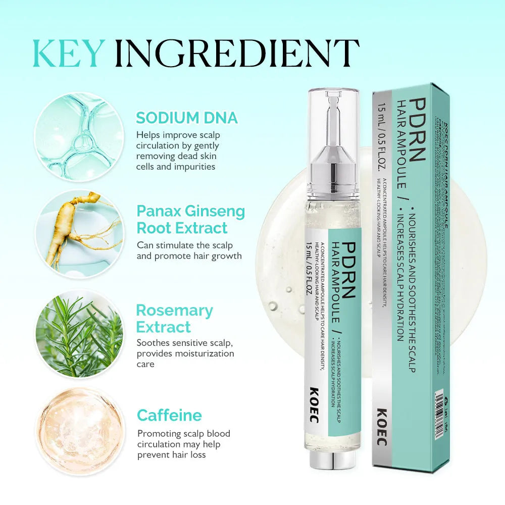 PDRN hair conditioner leave-in treatment 15g tube front view