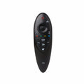Black universal remote control for LG AN-MR500G Smart TV with AA battery compartment