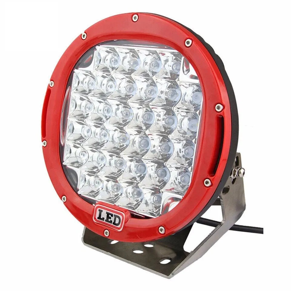 Front spotlight LED fog light 220mm alloy die-cast black with 30° beam
