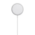 White silver magnetic wireless charger for iPhone 12 Pro Max with ice core technology