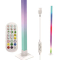 Corner floor lamp with remote control, colour-changing light, 120cm or 150cm, modern simplicity style