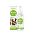 50ml pet anti-chewing spray bottle with menthol, citrus, and garlic extracts for furniture and fabrics