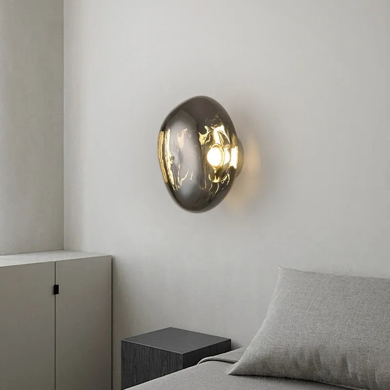 Modern creative lava wall lamp in 30cm x 18cm with acrylic lampshade, Nordic style and 220V voltage.