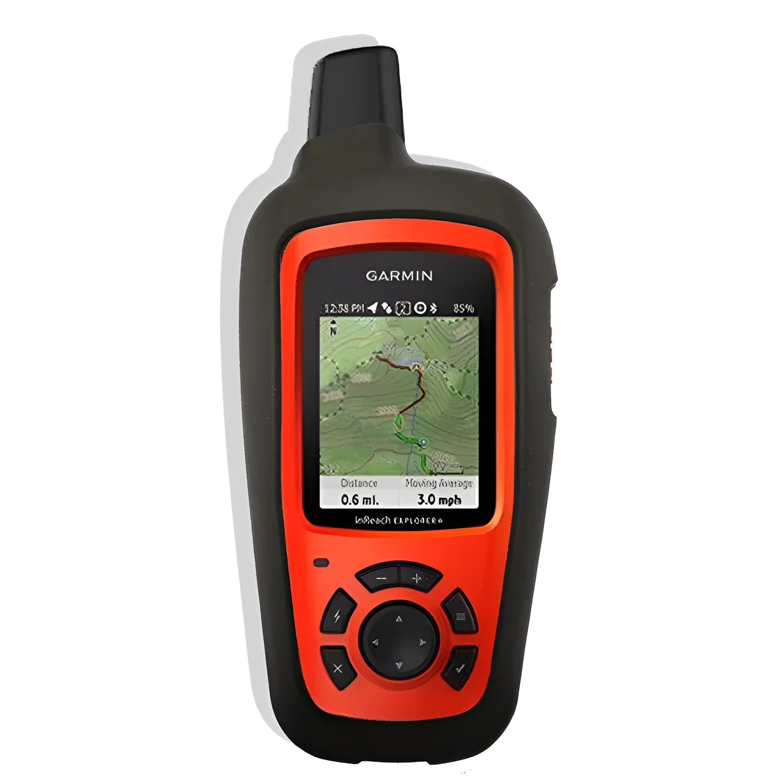 Navigator anti-fall cover in silicone with panoramic screen opening, fitting GPS handheld