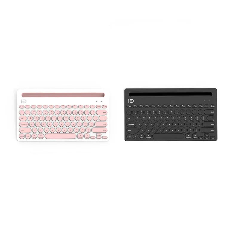 Wireless Bluetooth keyboard full-size 297x178x22mm slim profile Black colour desktop typing