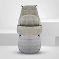 Unisex baby sleeping bag made from thick cotton, 90cm long, in black for newborn use