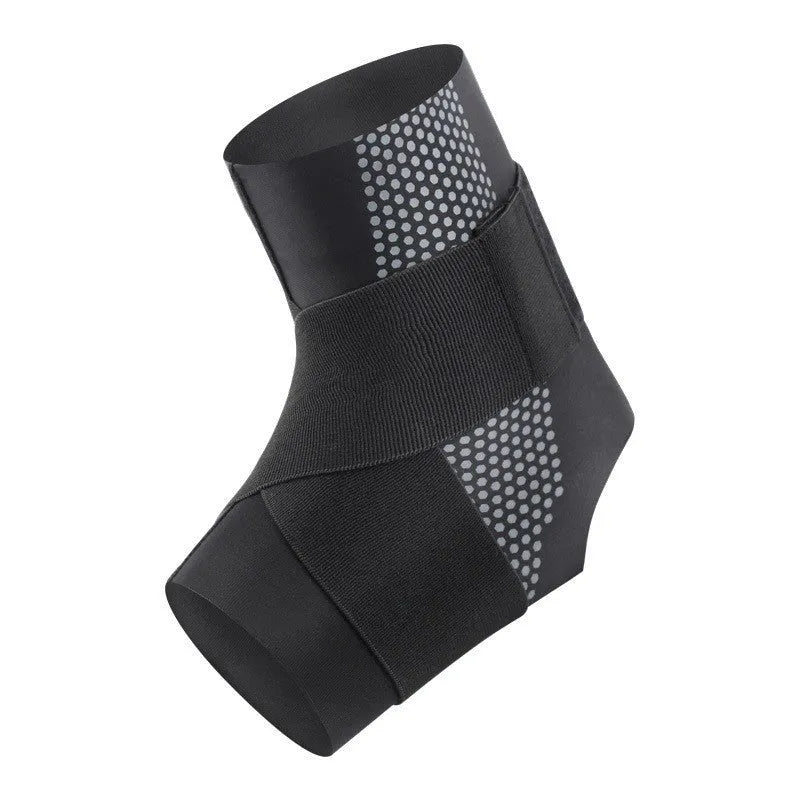 Lycra ankle support brace in black colour showing sports protection design