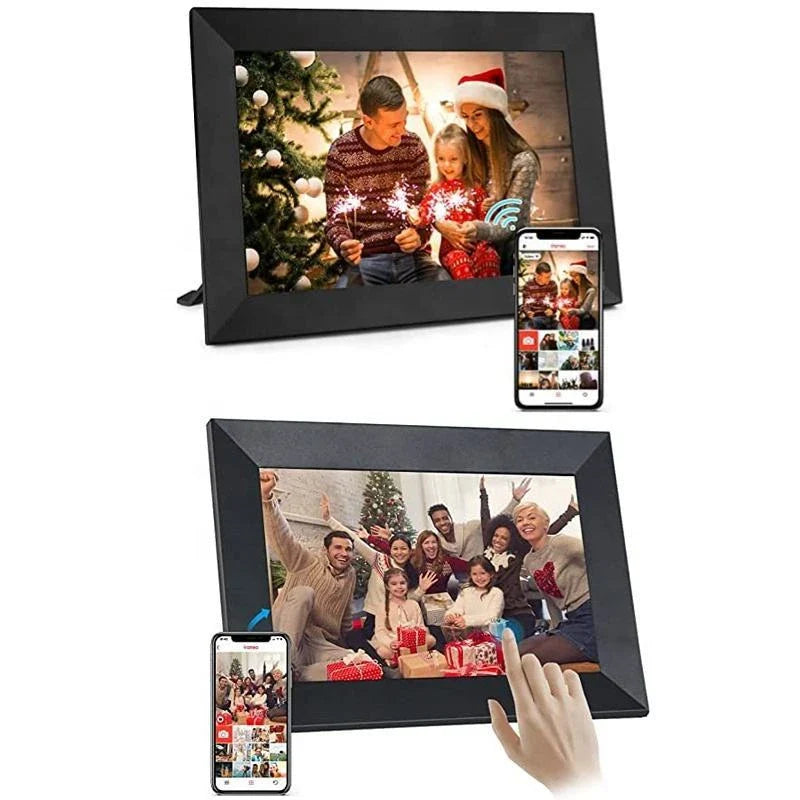 Stunning WiFi Digital Photo Frame with Touchscreen and Rotation