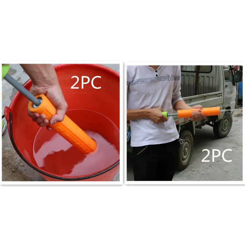 Orange EVA foam handle water blaster toy for children's summer outdoor water games