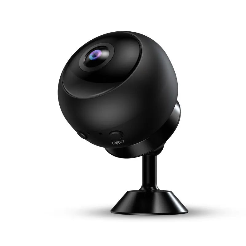 1080p wireless WIFI surveillance camera with ABS housing and wide angle lens for indoor security