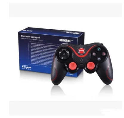 Black and white X3 model Bluetooth wireless game controller for Android mobile phones.