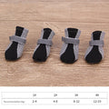Soft soled cloth dog shoes in black, blue, green, pink, red and yellow, sizes S to 3XL
