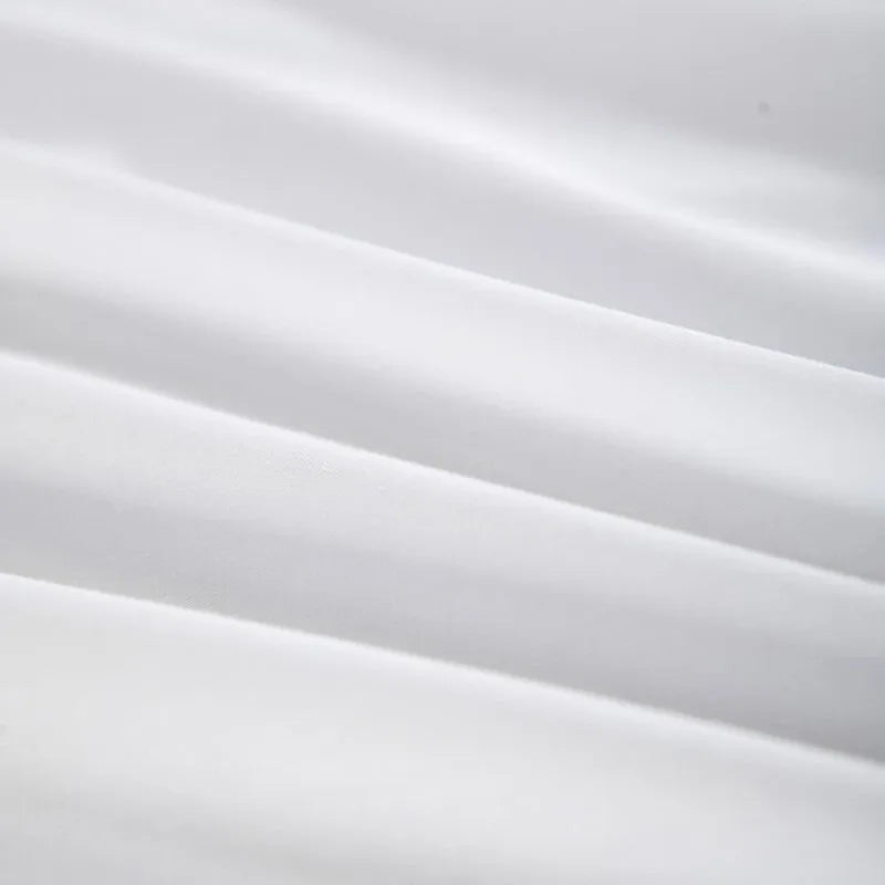 Four-piece pure cotton bedding set with twill weave, 60 count, plain pattern, 200x230cm and 200x240cm sizes