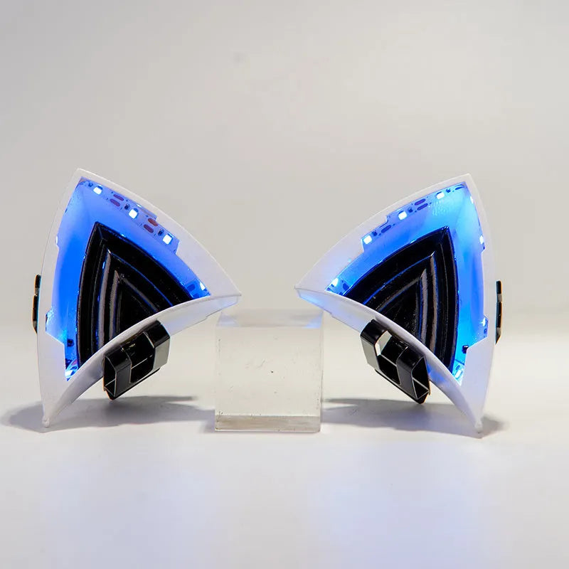 Black luminous headphone hairpin clip for gaming headset accessory